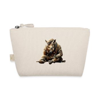 Rhinocéros mélancolique avec des fleurs - Trousse biologique - nature - Devant
