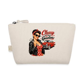 Pin-Up vintage : classe avec un peu d’essence - Trousse biologique - nature - Devant