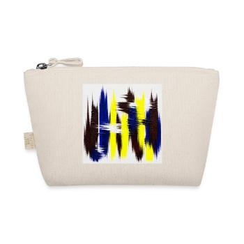 Énergie abstraite bleu et jaune - Trousse biologique - nature - Devant