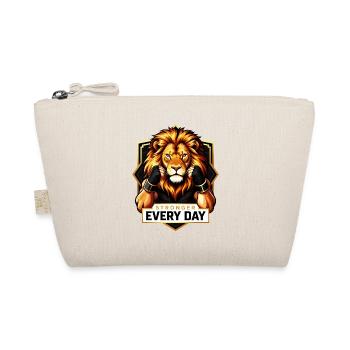 Lion Power: Stronger Every Day - Organic Pouch - nature - Front