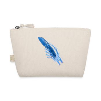 Couteau à rayons X bleu en main - Trousse biologique - nature - Devant