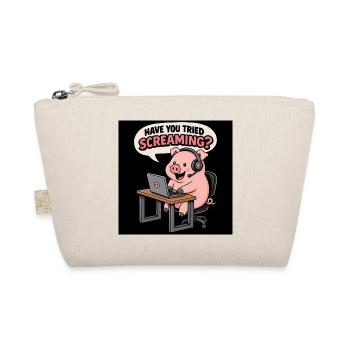 Cochon au bureau des casques - Trousse biologique - nature - Devant