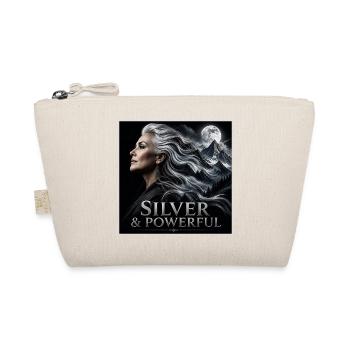 Proud Silver Sister Grey Hair Power - Organic Pouch - nature - Front