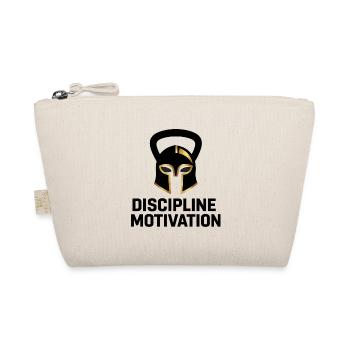 Discipline Motivation Spartan Helmet - Organic Pouch - nature - Front
