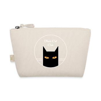 Schwarze Katze - Bio-Täschchen - Natur - Vorne