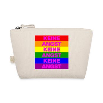 KEINE ANGST, NO NZS, NIE WIEDER, ANTIFASCHISMUS - Bio-Täschchen - Natur - Vorne