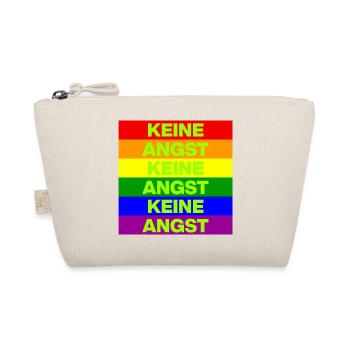 KEINE ANGST, NO NZS, NIE WIEDER, ANTIFASCHISMUS - Bio-Täschchen - Natur - Vorne