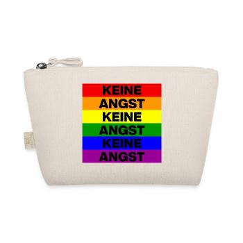 KEINE ANGST, NO NZS, NIE WIEDER, ANTIFASCHISMUS - Bio-Täschchen - Natur - Vorne