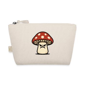 Angry Mushroom Meme Streetwear Design - Organic Pouch - nature - Front