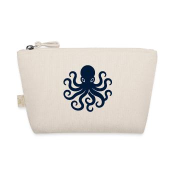 Minimal Octopus Ocean Graphic Shirt - Organic Pouch - nature - Front