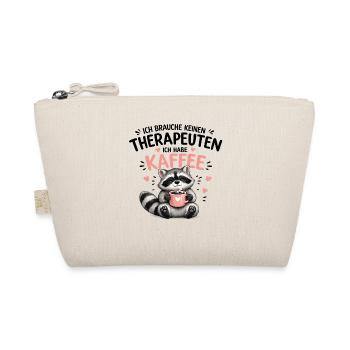 Kaffee Kuschelraccoon mit Herz - Bio-Täschchen - Natur - Vorne