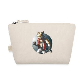 Fighting Cat Martial Arts Anime Design - Trousse biologique - nature - Devant