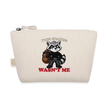 Your Snacks Wasn’t Me Funny Raccoon Thief Mascot - Organic Pouch - nature - Front