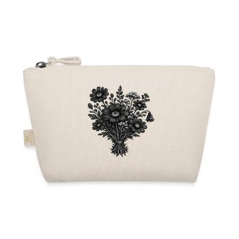 Vintage Wildflowers Linocut Botany - Organic Pouch - nature - Front