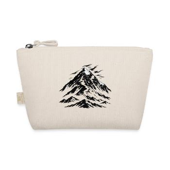 Graphique du mont Everest en noir – Minimaliste - Trousse biologique - nature - Devant