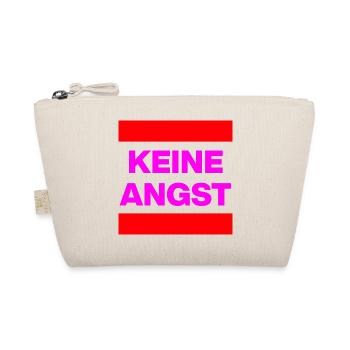 KEINE ANGST NIE WIEDER IST JETZT PINK NO NZS & AFD - Bio-Täschchen - Natur - Vorne