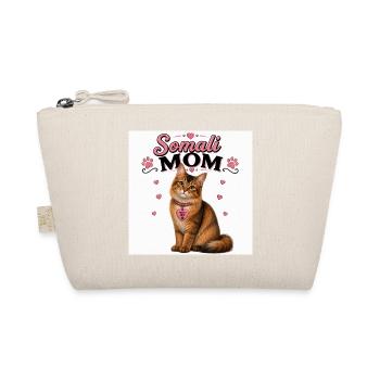 Somali Mom Cat Love - Organic Pouch - nature - Front
