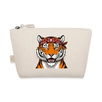 Fashionable tiger. - Organic Pouch - nature - Front