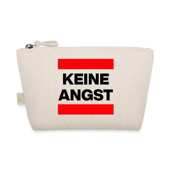 KEINE ANGST NIE WIEDER IST JETZT ROT NO NZS / AFD - Bio-Täschchen - Natur - Vorne