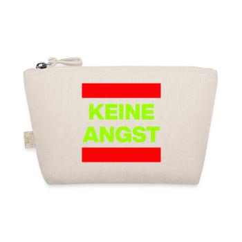 KEINE ANGST NIE WIEDER IST JETZT GRÜN NO NZS / AFD - Bio-Täschchen - Natur - Vorne