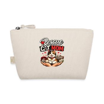 Design de la maman chatte recueillie - Trousse biologique - nature - Devant