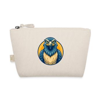 Falcon Kawaii Maskottchen-Cartoon-Clipart-Logo - Bio-Täschchen - Natur - Vorne