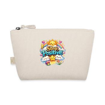 Bleib positiv, Rainbow Kawaii - Bio-Täschchen - Natur - Vorne