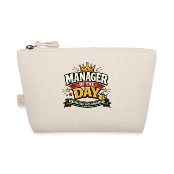Manager of the Day – Keeping the Chaos Organised - Organic Pouch - nature - Front