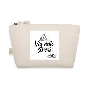 Via dello Stress: Stressabbau Humor - Bio-Täschchen - Natur - Vorne