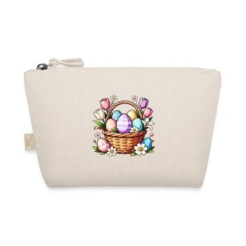 Easter Basket Eggs in Bloom - Organic Pouch - nature - Front