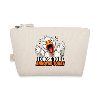 Lustiges Angry Goose Vector Comic-Sticker-Meme - Bio-Täschchen - Natur - Vorne