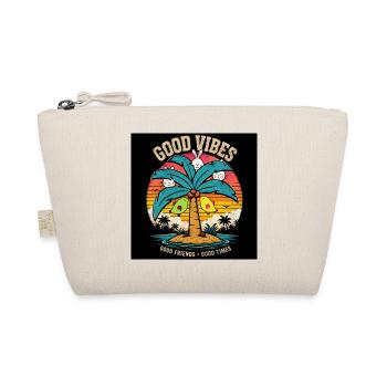 Gute Vibes Palmeninsel Freunde - Organic Pouch - nature - Front