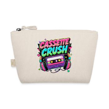 Casette Crush 80er Jahre - Bio-Täschchen - Natur - Vorne