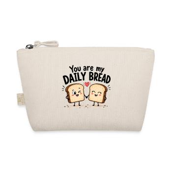 You Are My Daily Bread | Süßes Brot Comic - Bio-Täschchen - Natur - Vorne