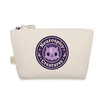 Offizielles Markenlogo von Neurospicy Creatures - Bio-Täschchen - Natur - Vorne