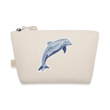Delfin Glückssprung - Sonja von Staden - Bio-Täschchen - Natur - Vorne