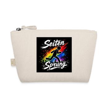 Seiten Spring Regenbogenlauf - Bio-Täschchen - Natur - Vorne