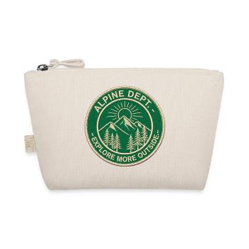 Alpine Dept. - Explore More Outside - Retro Patch - Bio-Täschchen - Natur - Vorne