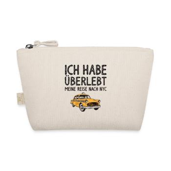 Überlebt NYC Reise Retro Auto - Bio-Täschchen - Natur - Vorne