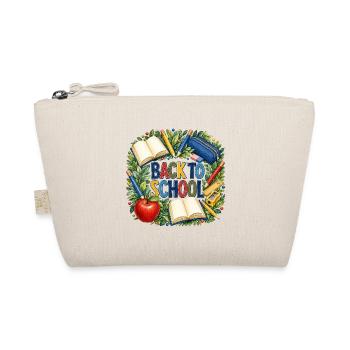 Back to School Books and Supplies - Organic Pouch - nature - Front