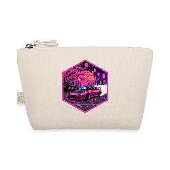 Retro 90er JDM S13 Sakura Lanterns Hex-Emblem - Bio-Täschchen - Natur - Vorne