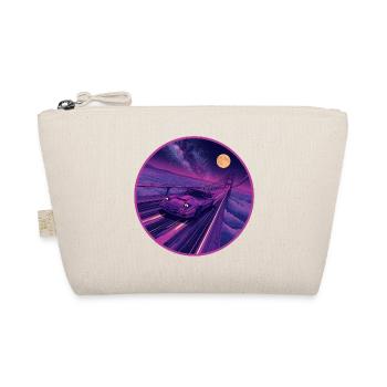 Retro 80er JDM Coupé Galaxy Highway Circle Emblem - Bio-Täschchen - Natur - Vorne
