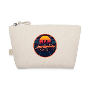 Retro 80er JDM Z Coupé Neon City Raster-Emblem - Bio-Täschchen - Natur - Vorne