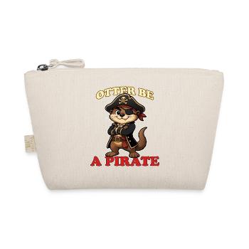 Loutre Être un pirate Mascotte drôle de Barbe de Lurtre Pirate - Trousse biologique - nature - Devant