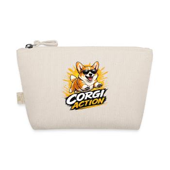 Corgi Action - Bio-Täschchen - Natur - Vorne