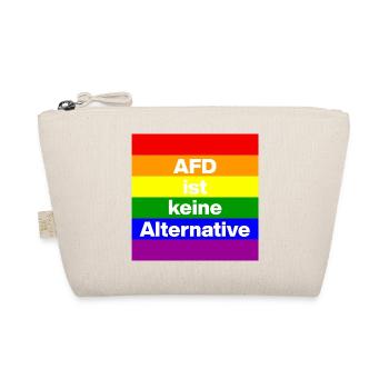 AFD IST KEINE ALTERNATIVE, NO NZS, NO AFD, WEISS - Bio-Täschchen - Natur - Vorne