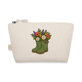 Flowers in rubber boots - Organic Pouch - nature - Front