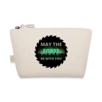 May the Forst be with you Sägeblatt-Edition - Bio-Täschchen - Natur - Vorne