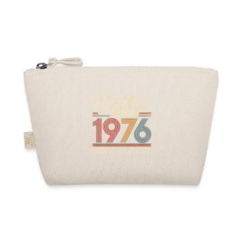 Originaler Vintage-Retro-Geburtstag von 1976 - Bio-Täschchen - Natur - Vorne