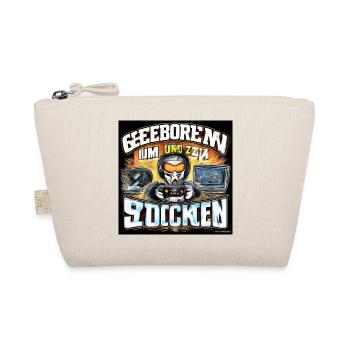 Geboren um zu Zocken - Bio-Täschchen - Natur - Vorne